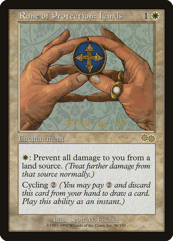 Rune de protection : Terres [Saga d'Urza] 