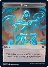 Copy // Illusion Double-sided Token [Zendikar Rising Tokens]