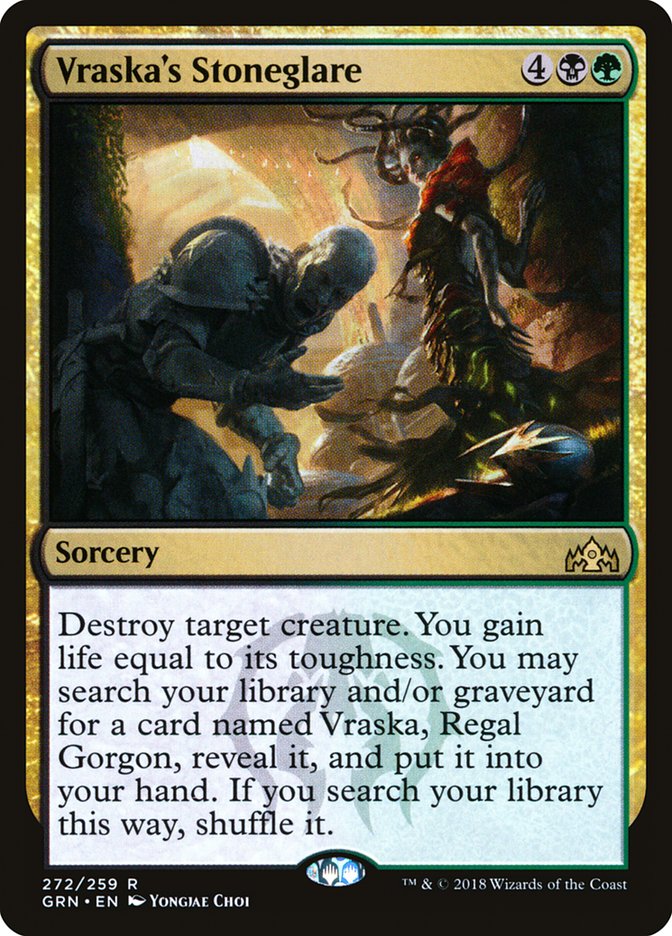 Regard de pierre de Vraska [Guildes de Ravnica] 