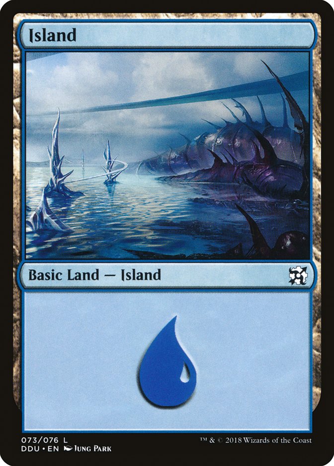 Island (#73) [Duel Decks: Elves vs. Inventors]