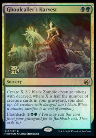 Cosecha de ghoulcaller [Innistrad: Midnight Hunt Prerelease Promos] 