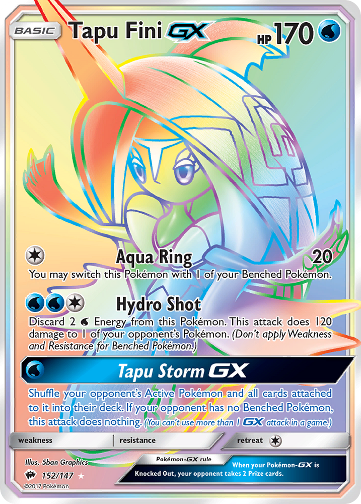 Tapu Fini GX (152/147) [Sol y Luna: Sombras ardientes] 