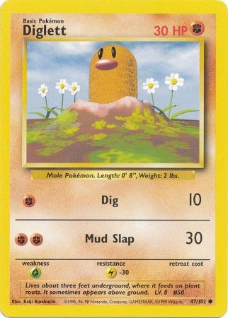 Diglett (47/102) [Conjunto básico] 