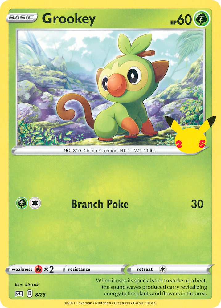 Grookey (8/25) [25 aniversario de McDonald's] 