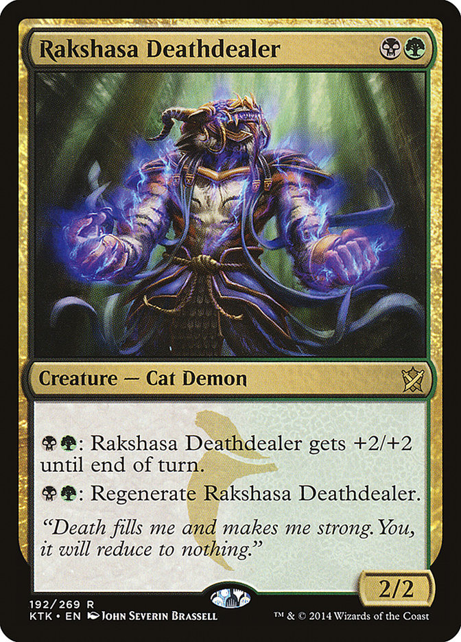 Rakshasa Deathdealer [Khans de Tarkir] 