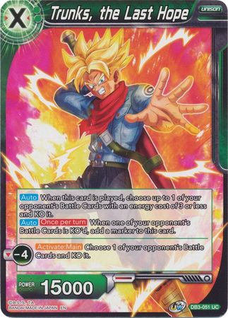 Trunks, the Last Hope [DB3-051]