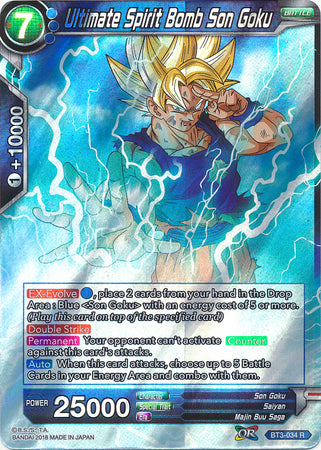 Ultimate Spirit Bomb Son Goku [BT3-034]