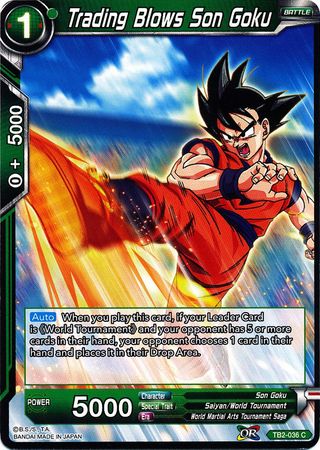 Intercambio de golpes Son Goku [TB2-036] 