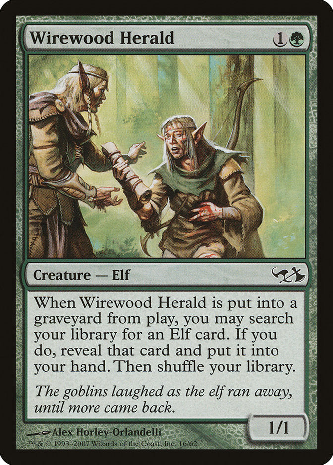 Wirewood Herald [Duel Decks: Elfes contre Gobelins] 