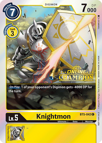 Knightmon [BT5-042] (Champion en ligne) [Bataille d'Omni Promos] 