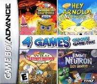 Nickelodeon 4 Games on One Game Pack [Movies] - GameBoy Advance