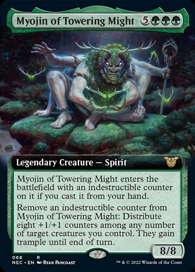 Myojin of Towering Might (Extended) [Kamigawa: Neon Dynasty Commander]