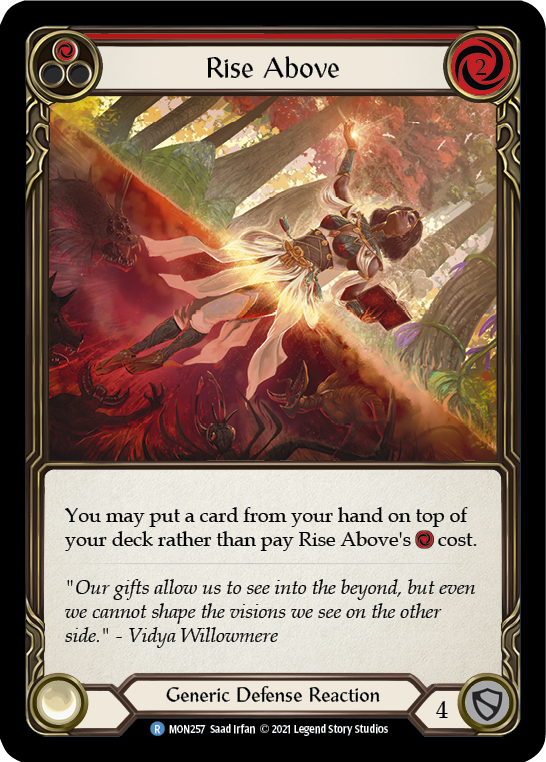 Rise Above (Red) [MON257] 1st Edition Normal