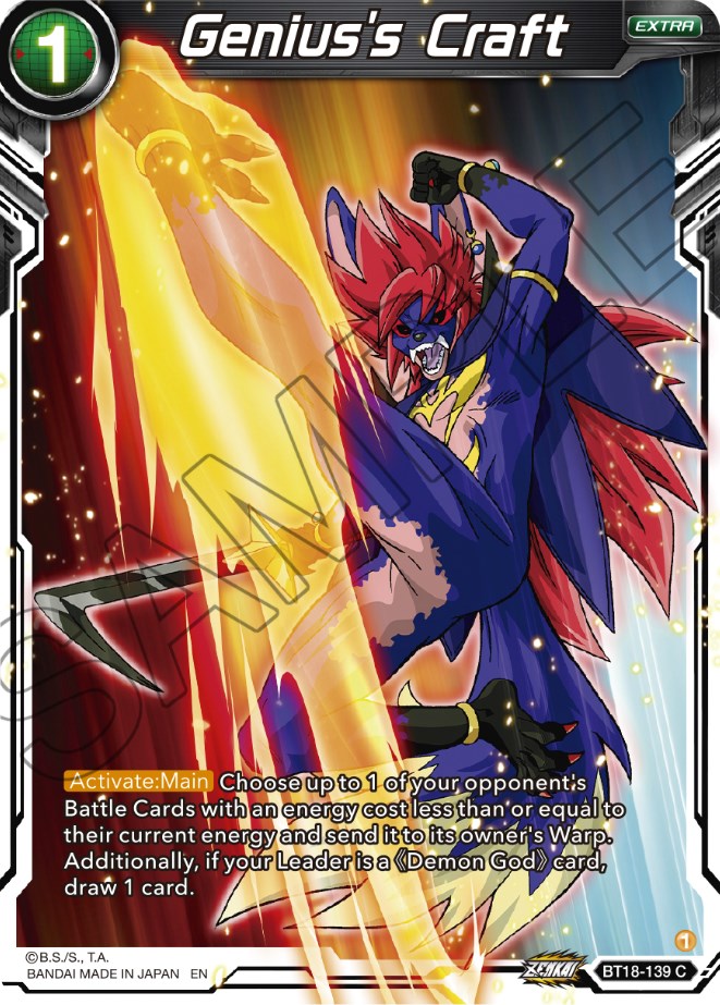 Genius's Craft (BT18-139) [Dawn of the Z-Legends]