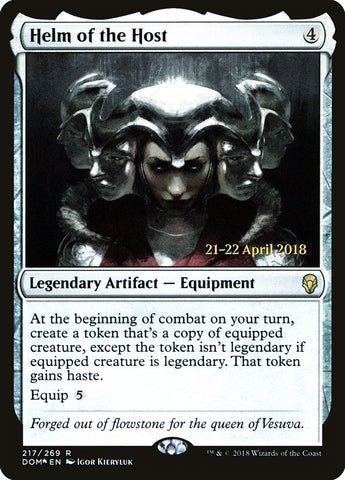 Helm of the Host  (Prerelease) [Dominaria Prerelease Promos]