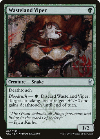 Wasteland Viper [Ravnica Allegiance Guild Kit]