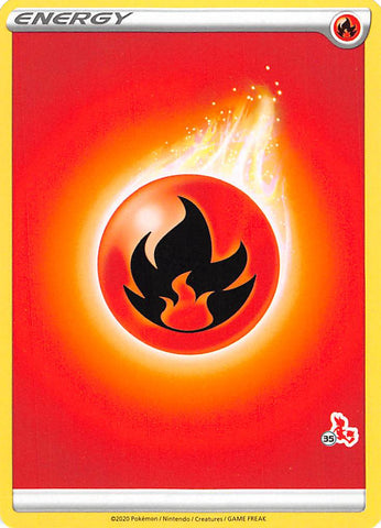 Énergie du feu (Cinderace Stamp #35) [Battle Academy 2022] 