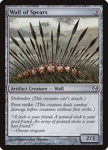 Muro de lanzas [Duelos de los Planeswalkers] 