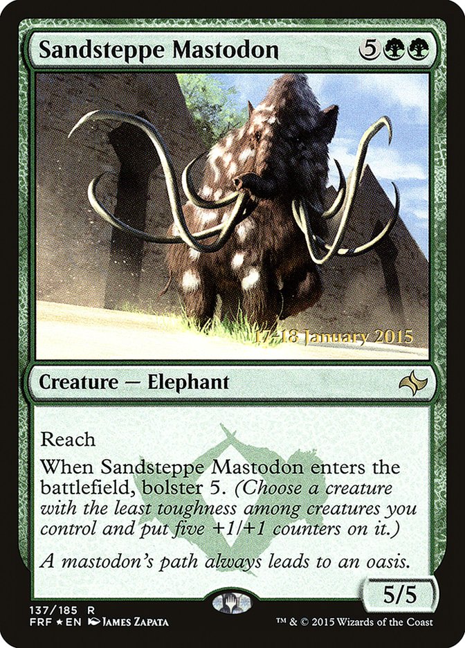 Sandsteppe Mastodon  (Prerelease) [Fate Reforged Prerelease Promos]