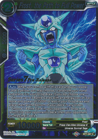 Frost, the Path to Full Power (Assault of the Saiyans) [BT7-087_PR]