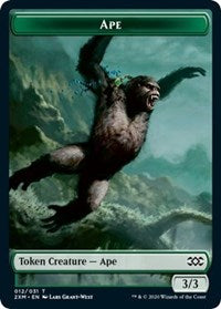 Ape // Germ Double-face Token [Double Masters Tokens] 