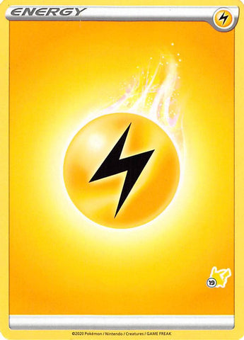 Lightning Energy (Pikachu Stamp #19) [Battle Academy 2022]