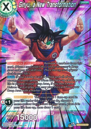 Ginyu, a New Transformation [BT12-088]