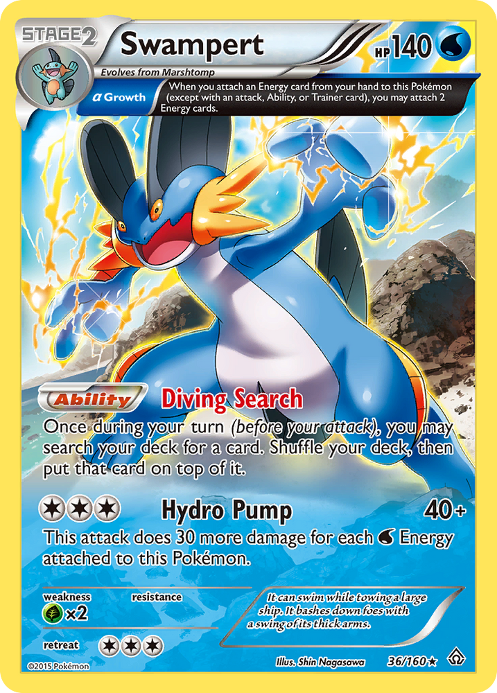 Swampert (36/160) [XY: Choque primigenio] 