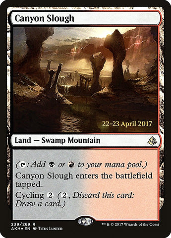 Canyon Slough  (Prerelease) [Amonkhet Prerelease Promos]