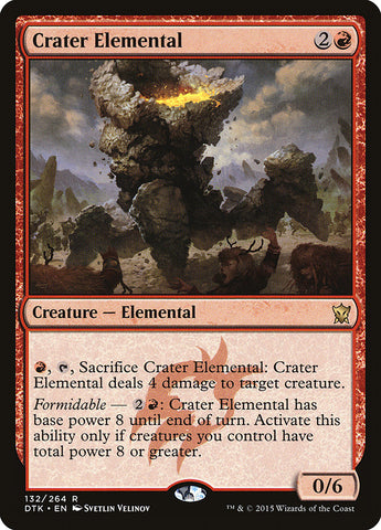 Elemental de cráter [Dragones de Tarkir] 