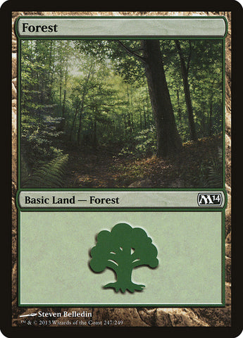 Forest (#247) [Magic 2014]