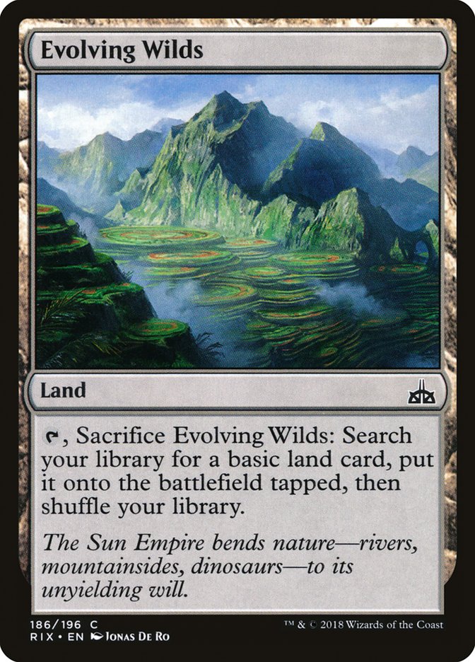 Terres sauvages en évolution [Rivals of Ixalan] 