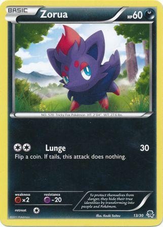 Zorua (13/30) [Noir &amp; Blanc : Kit d'entraînement - Zoroark] 