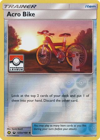 Acro Bike (123a/168) (Promo Ligue) [Sun &amp; Moon: Celestial Storm] 
