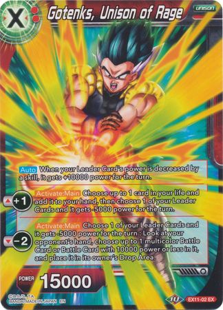 Gotenks, Unison of Rage [EX11-02]