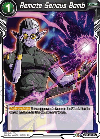 Remote Serious Bomb (Reprint) (DB1-086) [Battle Evolution Booster]