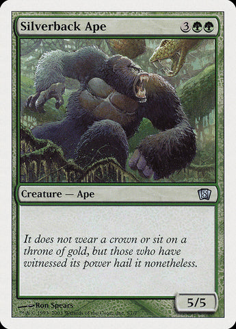 Silverback Ape [Huitième édition] 