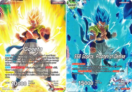 Gogeta // SSB Gogeta, prophète de la mort [BT11-001] 