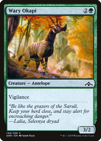 Wary Okapi [Guildes de Ravnica] 