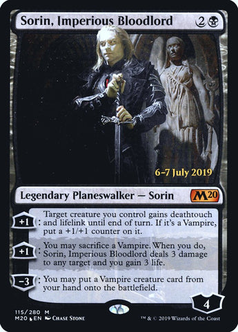 Sorin, Imperious Bloodlord  [Core Set 2020 Prerelease Promos]