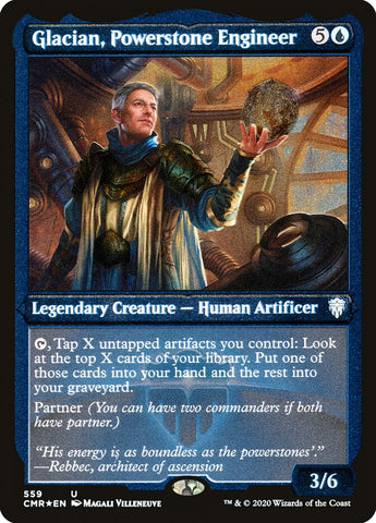 Glacian, Powerstone Engineer [Commander Legends Etched]