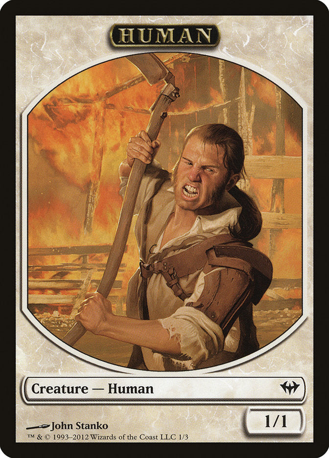 Human [Dark Ascension Tokens]