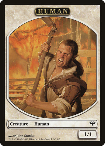 Human [Dark Ascension Tokens]