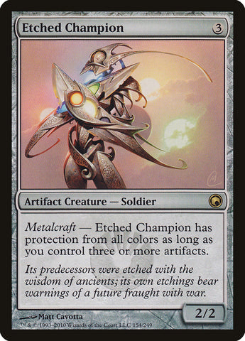 Champion gravé [Cicatrices de Mirrodin] 