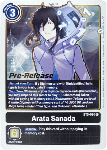 Arata Sanada [BT5-090] [Promociones previas al lanzamiento de Battle of Omni] 