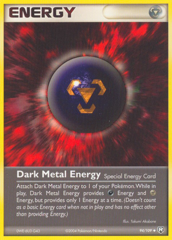 Energía de metal oscuro (94/109) [EX: Team Rocket Returns] 