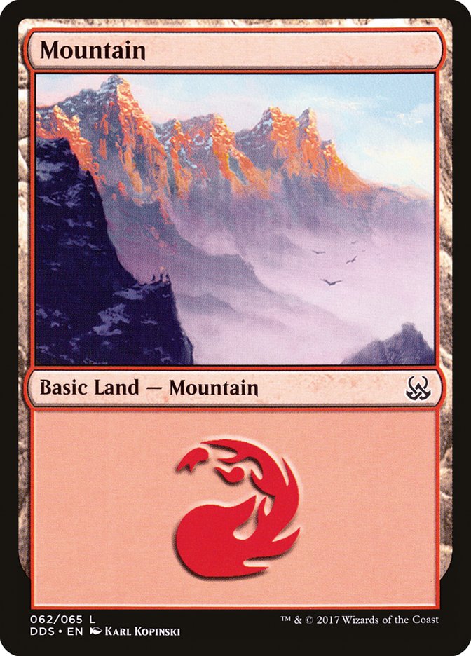 Mountain (#62) [Duel Decks: Mind vs. Might]
