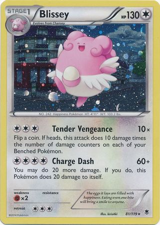 Blissey (81/119) (Cosmos Holo) [XY : Forces fantômes] 