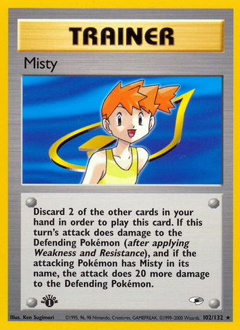 Misty (102/132) [Héroes del gimnasio 1ª edición] 