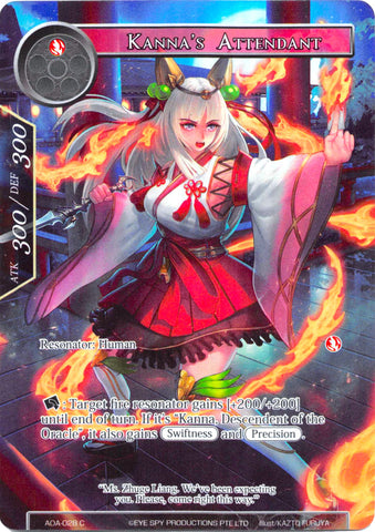 Kanna's Attendant (Full Art) (AOA-028) [Awakening of the Ancients]